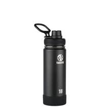 Takeya Actives Insulated Steel Bottle Onyx 530ml Spout Lid