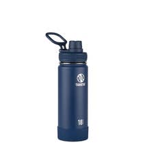Takeya Actives Insulated Steel Bottle Midnight 530ml Spout Lid
