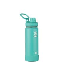 Takeya Actives Insulated Steel Bottle Teal 530ml Spout Lid