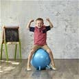 Gaiam Kids Stay-N-Play Balance Ball - Blue_27-73315_4
