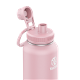 Takeya Actives Insulated Steel Bottle Blush 950ml Spout Lid_51035_1