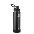 Takeya Actives Insulated Steel Bottle Onyx 700ml Spout Lid_51040_0