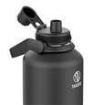 Takeya Actives Insulated Steel Bottle Onyx 1900ml Spout Lid_51116_1