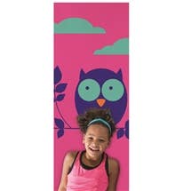 Gaiam Kids Yoga Mat Pink Owl