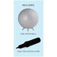 Gaiam Kids Stay-N-Play Balance Ball - Grey_27-73316_3