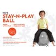 Gaiam Kids Stay-N-Play Balance Ball - Grey_27-73316_4